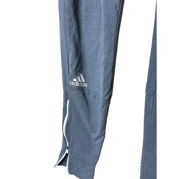 Adidas Climalite JJoggers Mens Zipper Botom Hem Sz S - Picture 2 of 9